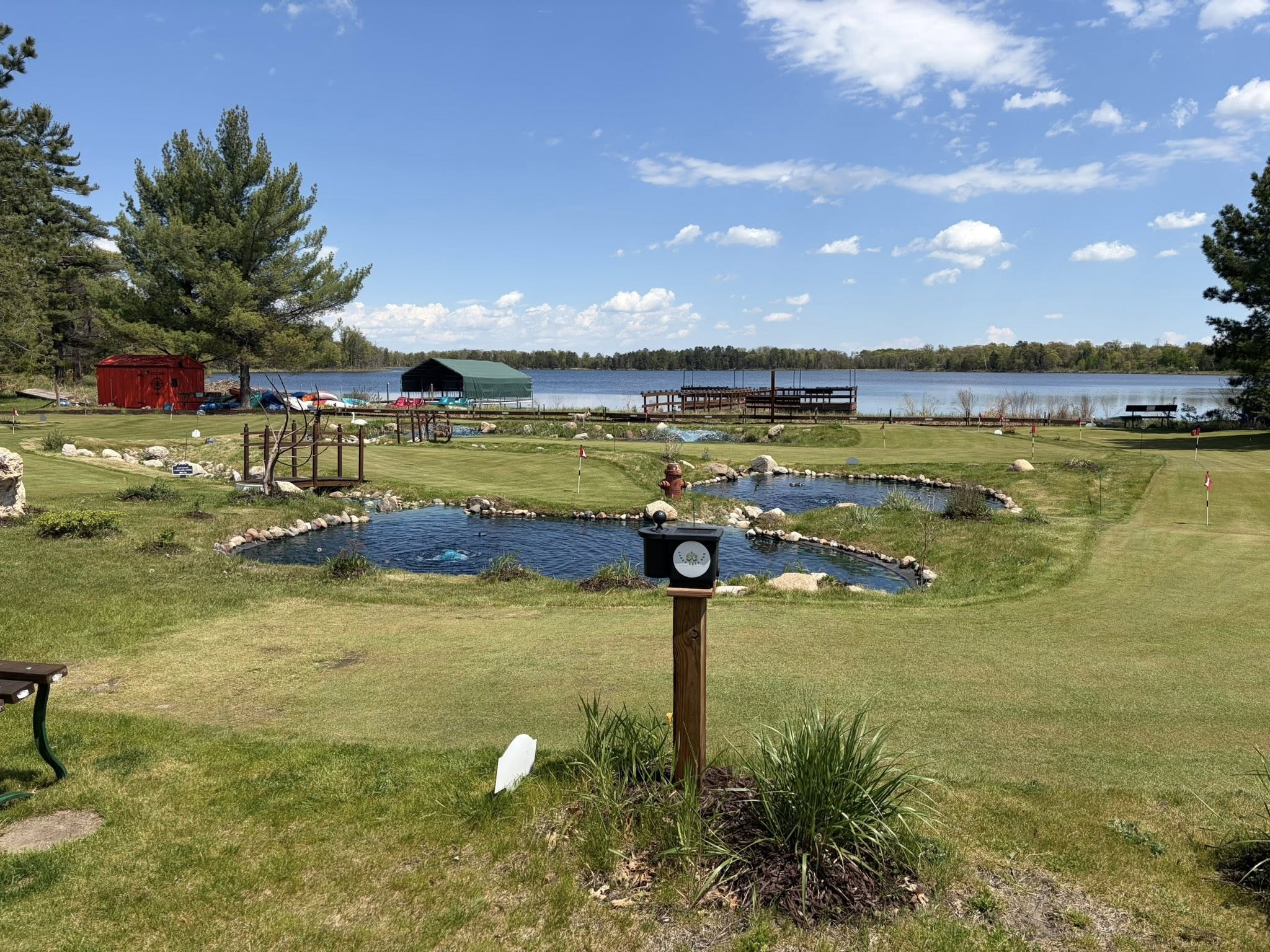 Lakes Area R&R mini golf and outdoor space