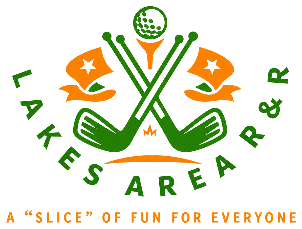 Lakes Area Recreation and Rentals "Lakes Area R&R" logo